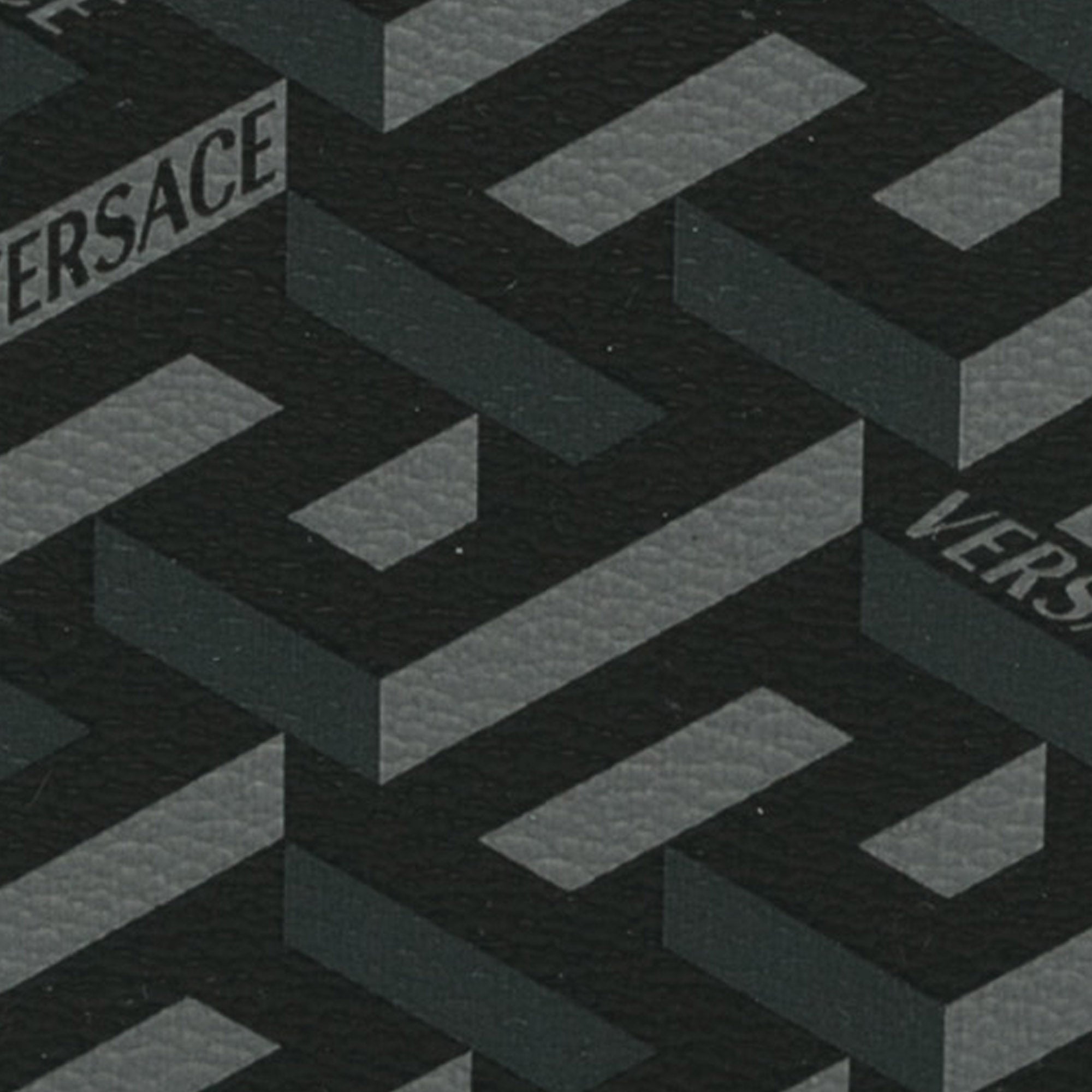 Versace | Pre-Owned La Greca Small Wallet | Black