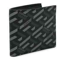 Versace | Pre-Owned La Greca Small Wallet | Black