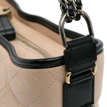 Chanel | Pre-Owned Medium Bicolor Lambskin Gabrielle Crossbody - I | Brown/Beige