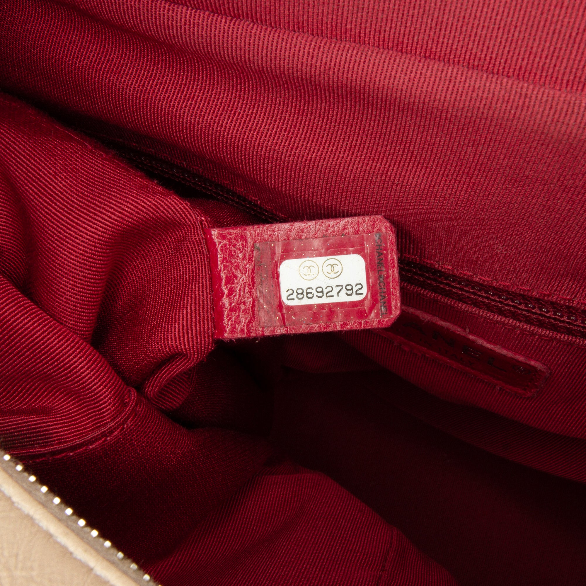 Chanel | Pre-Owned Medium Bicolor Lambskin Gabrielle Crossbody - I | Brown/Beige