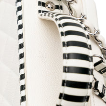 Chanel | Pre-Owned Medium Caviar CC Filigree Vanity Case | White