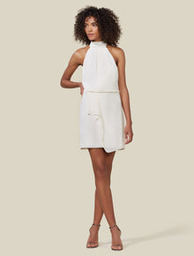 Harlow Mock Neck Dress - Halston