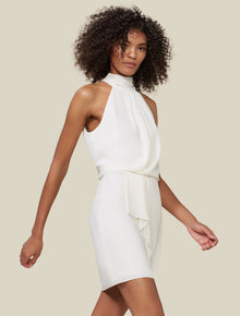 Harlow Mock Neck Dress - Halston