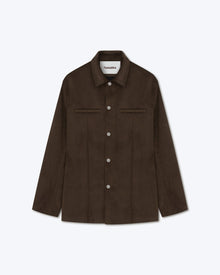 Luni Alt-Suede Shirt | Coffee Bean