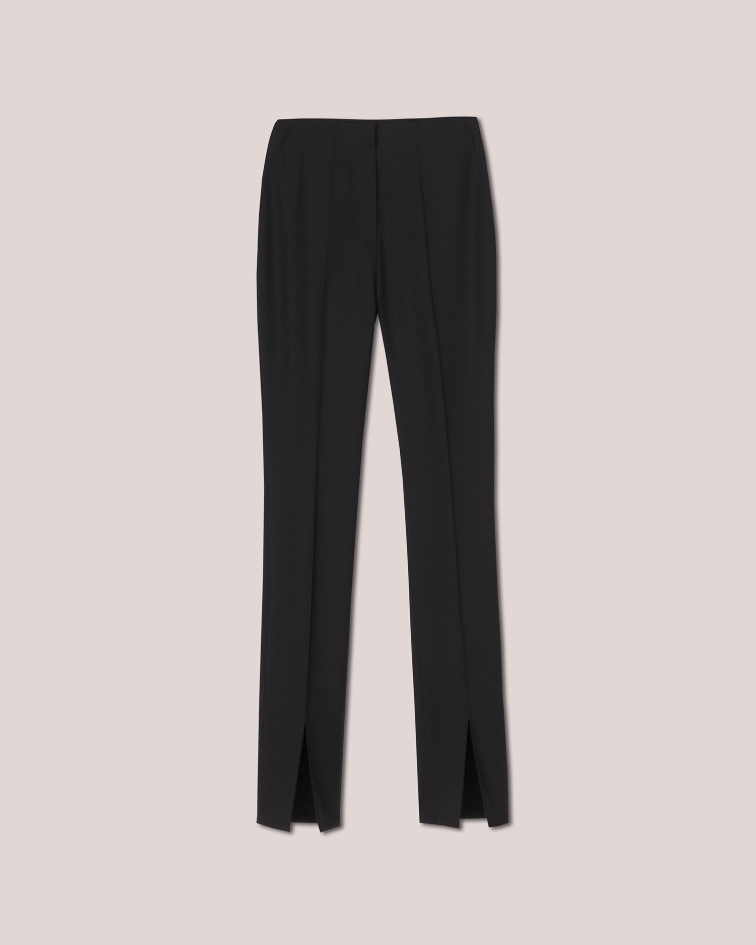 Florine Tailored Slim Pants | Black