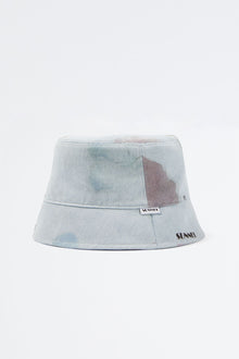 Denim Bucket Hat | Unisex | Flower Print