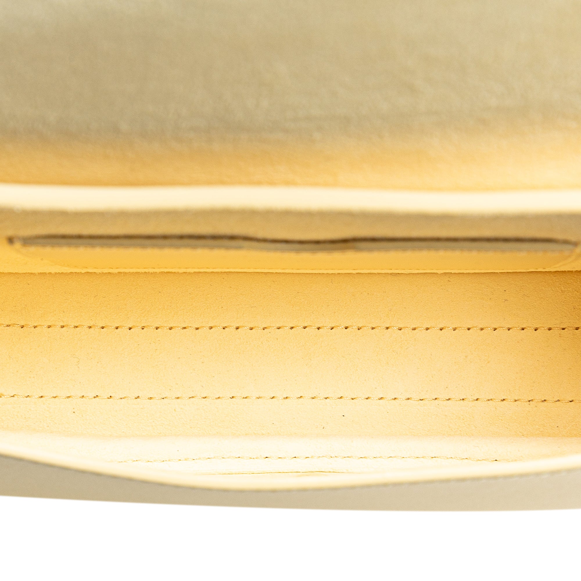 Dior | Pre-Owned Calfskin Bobby East West Crossbody | Yellow/Light Yellow