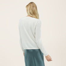 Womens | Airy Cashmere Crewneck Sweater | Ivory