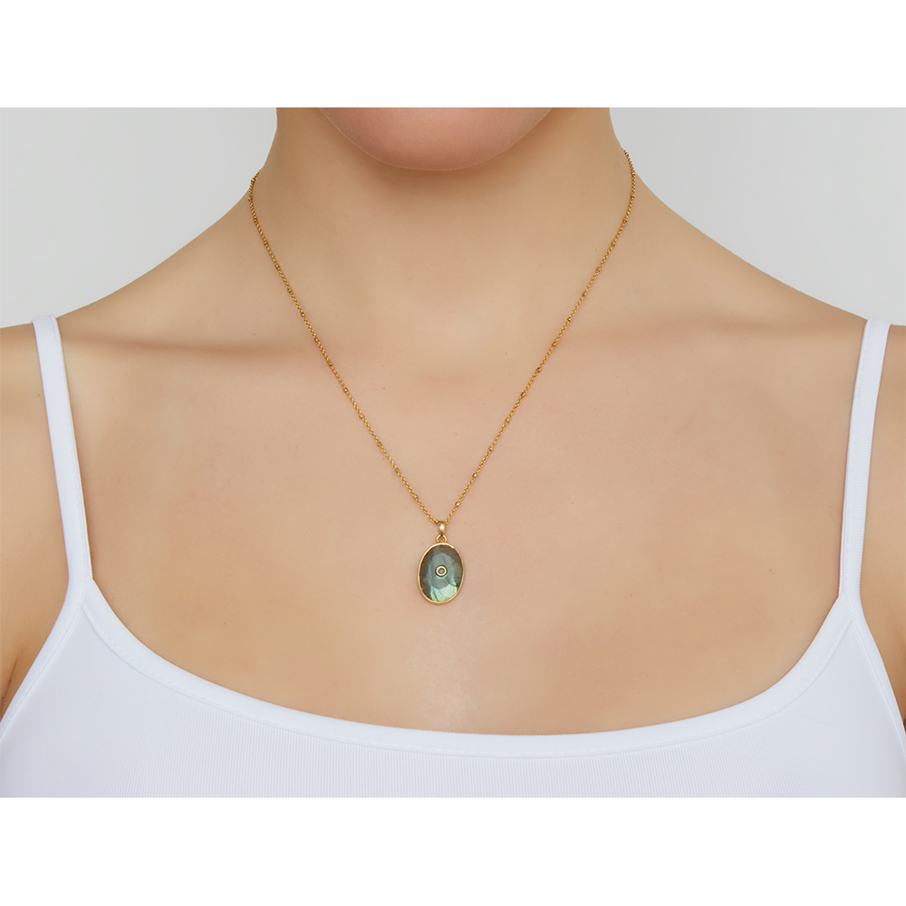 Moonstone Necklace | Labradorite