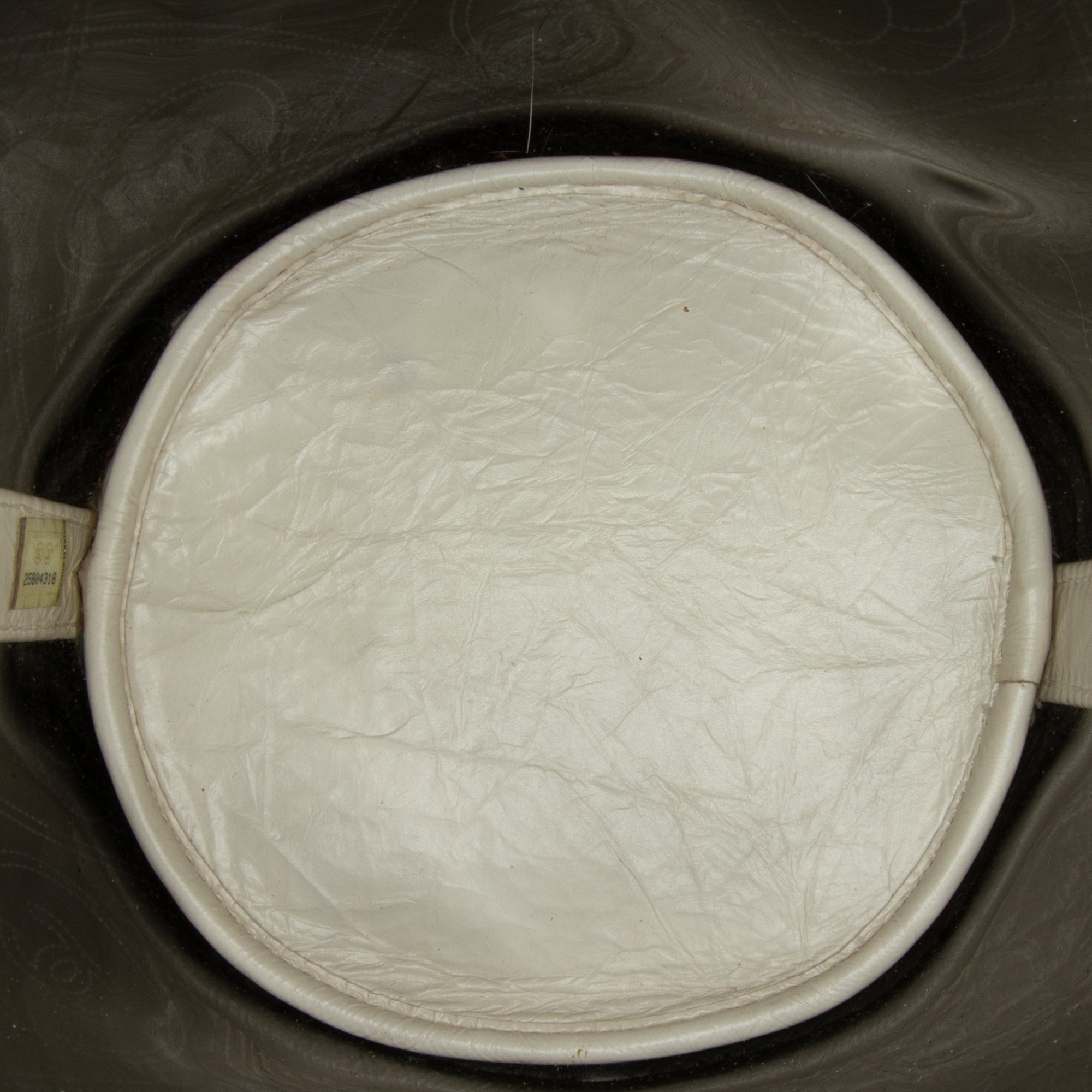 Chanel | Pre-Owned Crumpled Calfskin PVC Camellia Bucket - II | Black