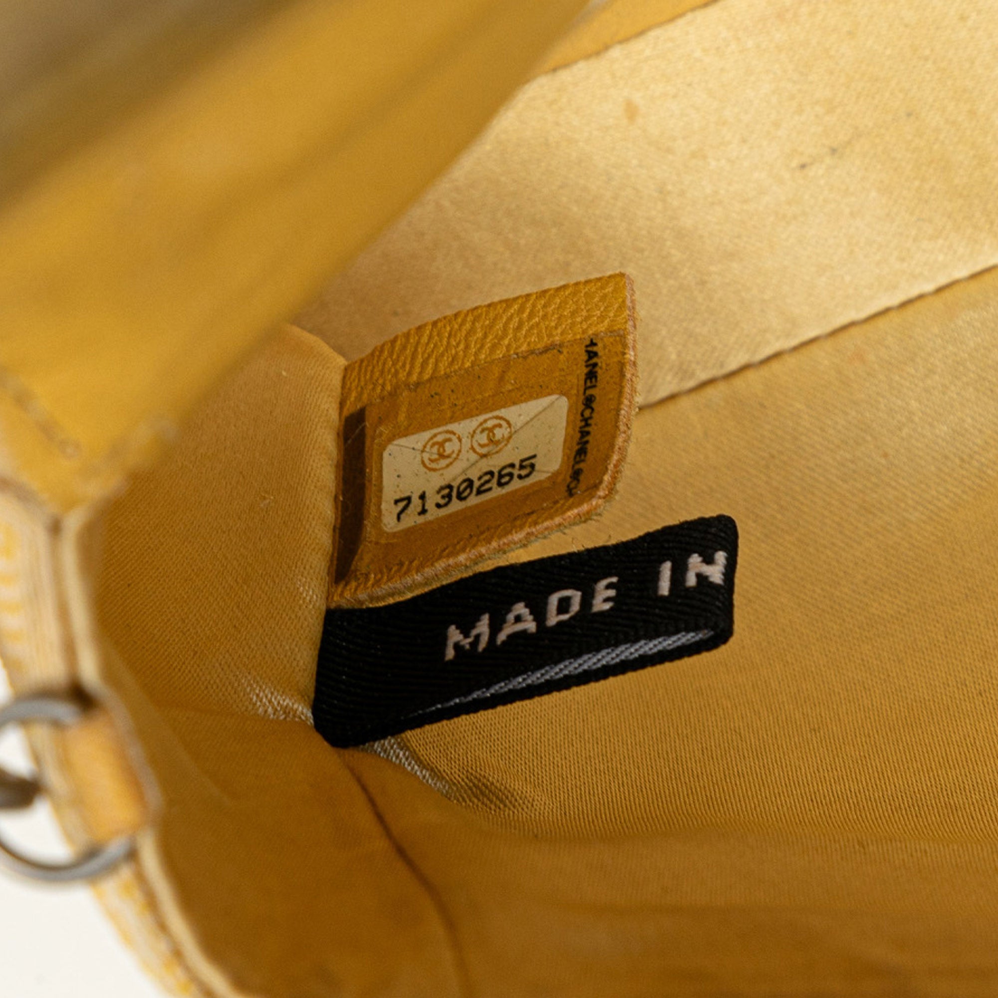 Chanel | Pre-Owned New Travel Line Nylon East West Flap | Yellow