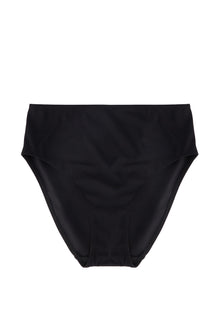 Mia High Waist Bikini Bottom | Black