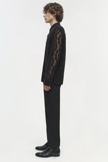 Mens | Linus Lace Shirt | Black