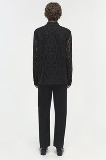 Mens | Linus Lace Shirt | Black