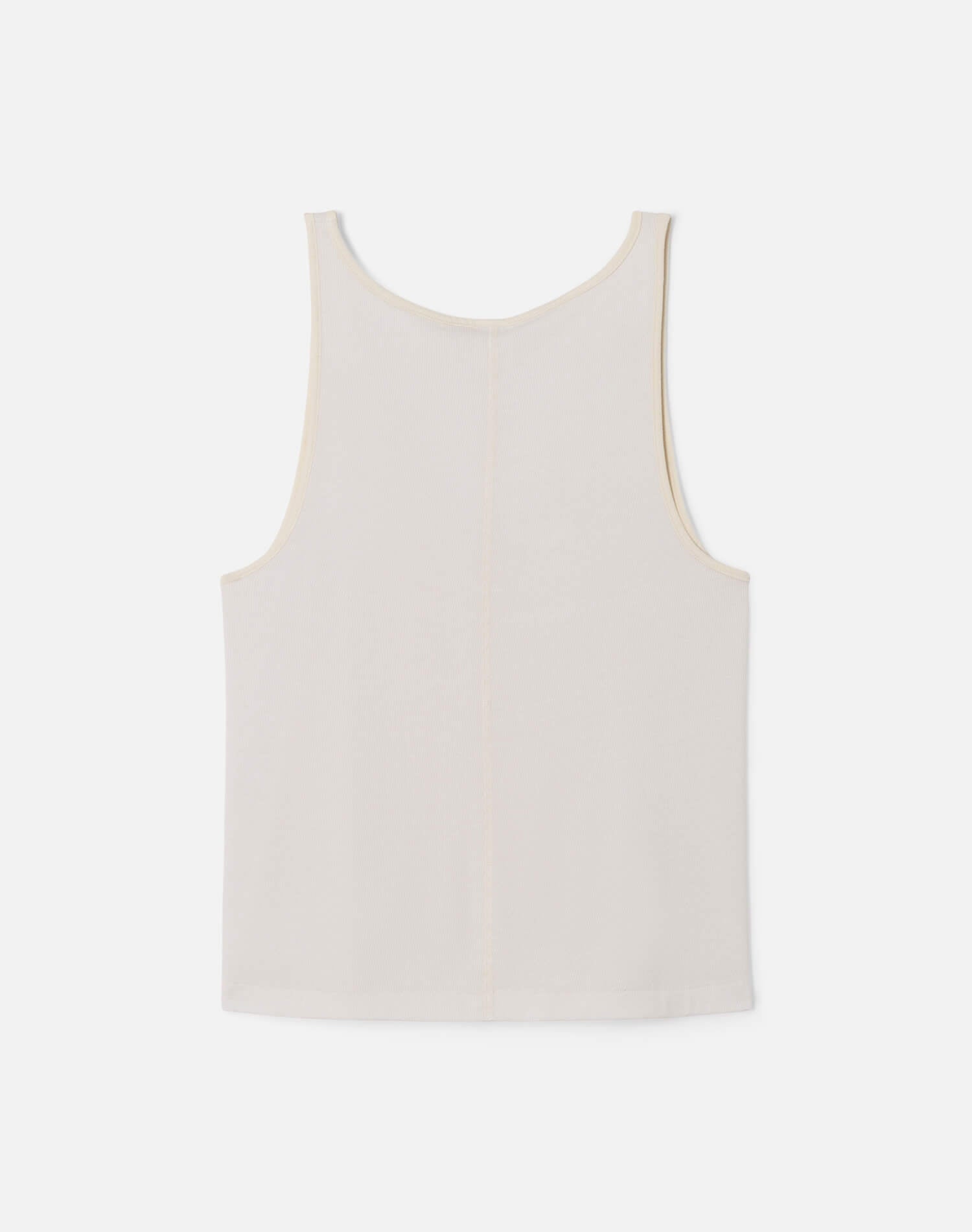 Womens | Hanes Slim V Neck Tank | Vintage White