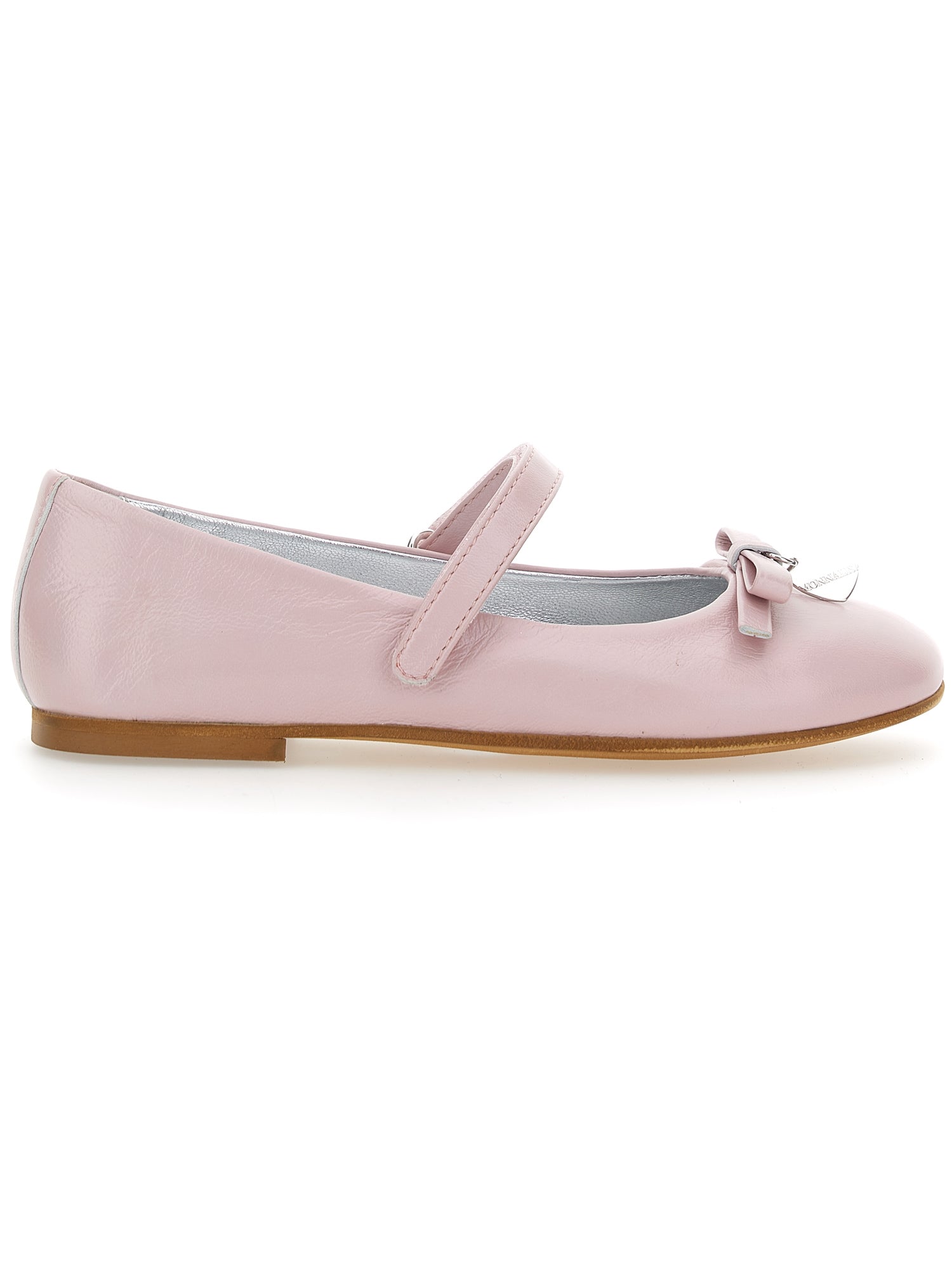Girls | Iridescent Leather Ballet Flats | FairyTale Pink