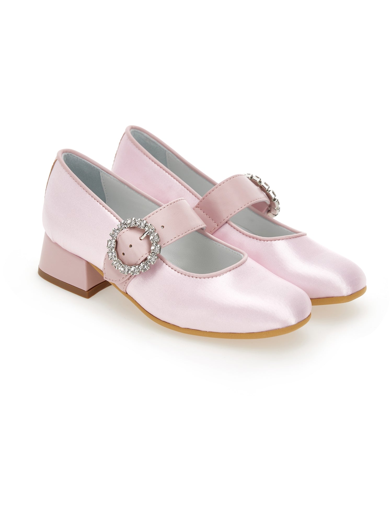 Girls | Dorothy Shoes With Jewel Buckle | FairyTale Pink