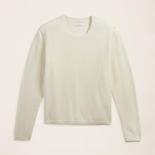 Womens | Airy Cashmere Crewneck Sweater | Ivory