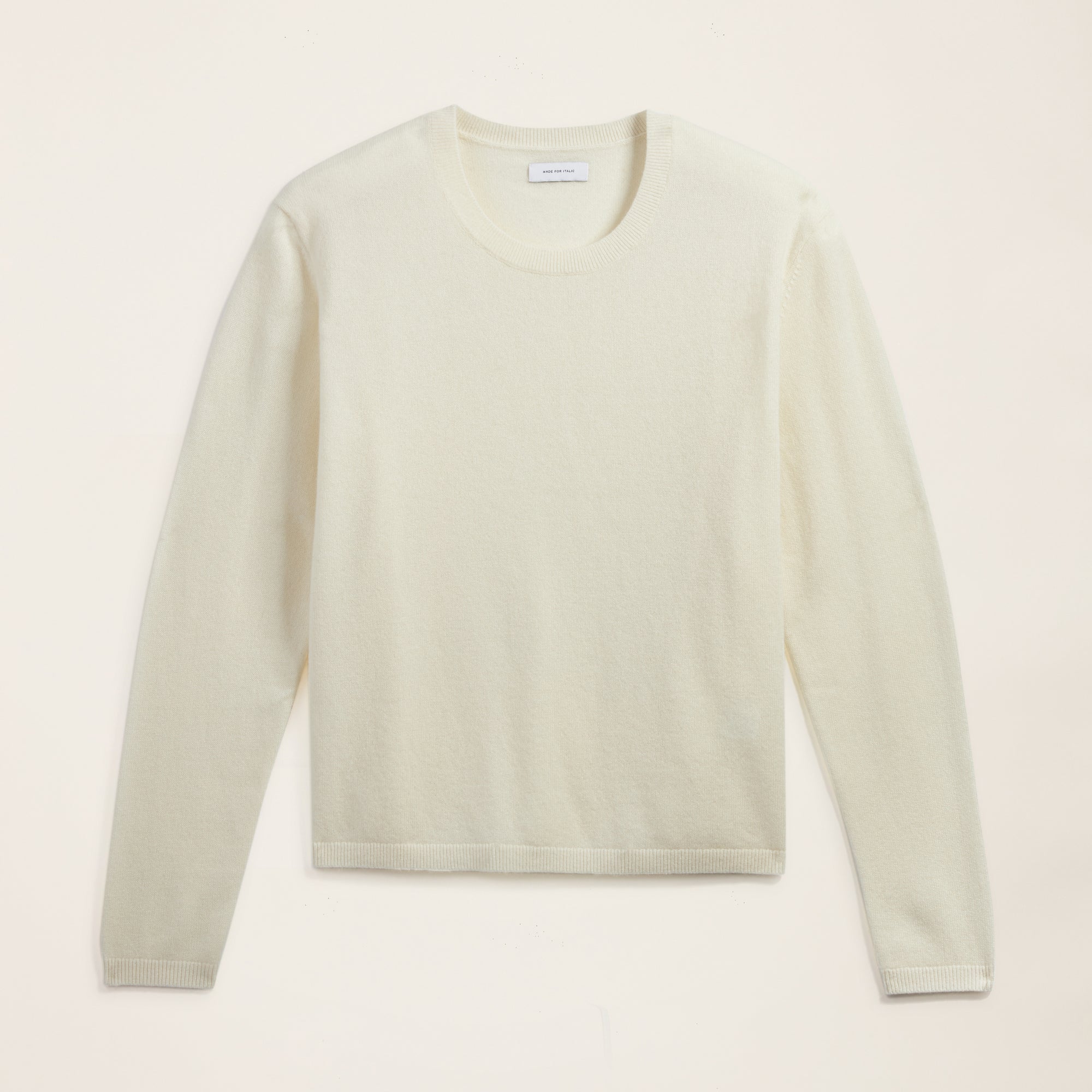 Womens | Airy Cashmere Crewneck Sweater | Ivory