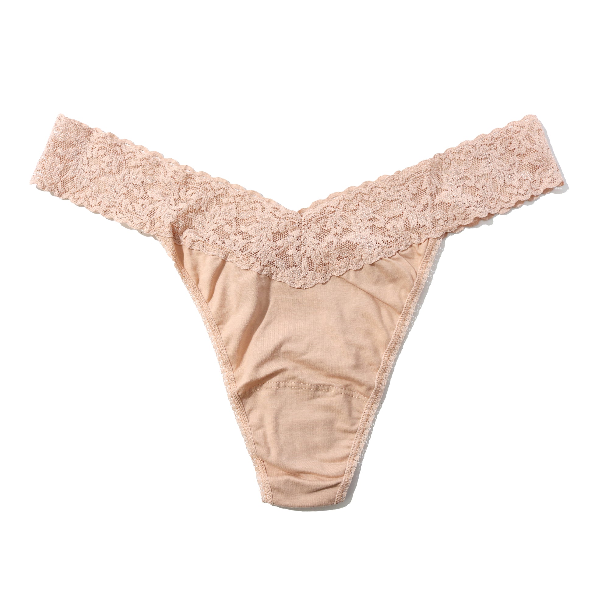 Plus Size Cotton Original Rise Thong | Chai