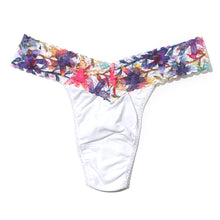 Cotton Original Rise Thong - V1 | White/Still Blooming