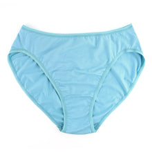 Cotton High Cut Brief | Mineral Blue