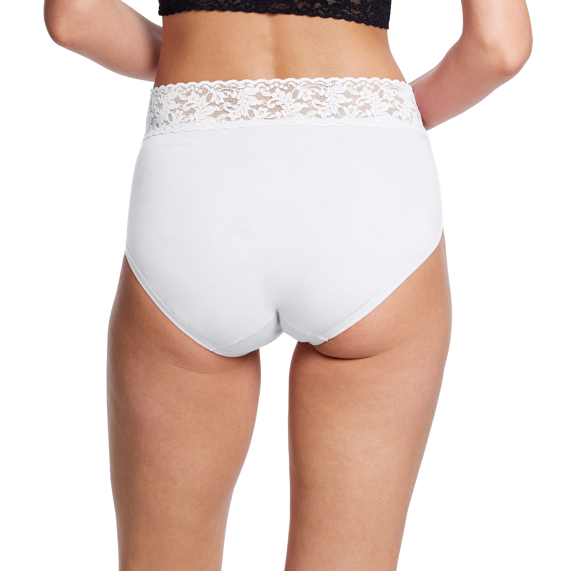 Cotton French Brief | White