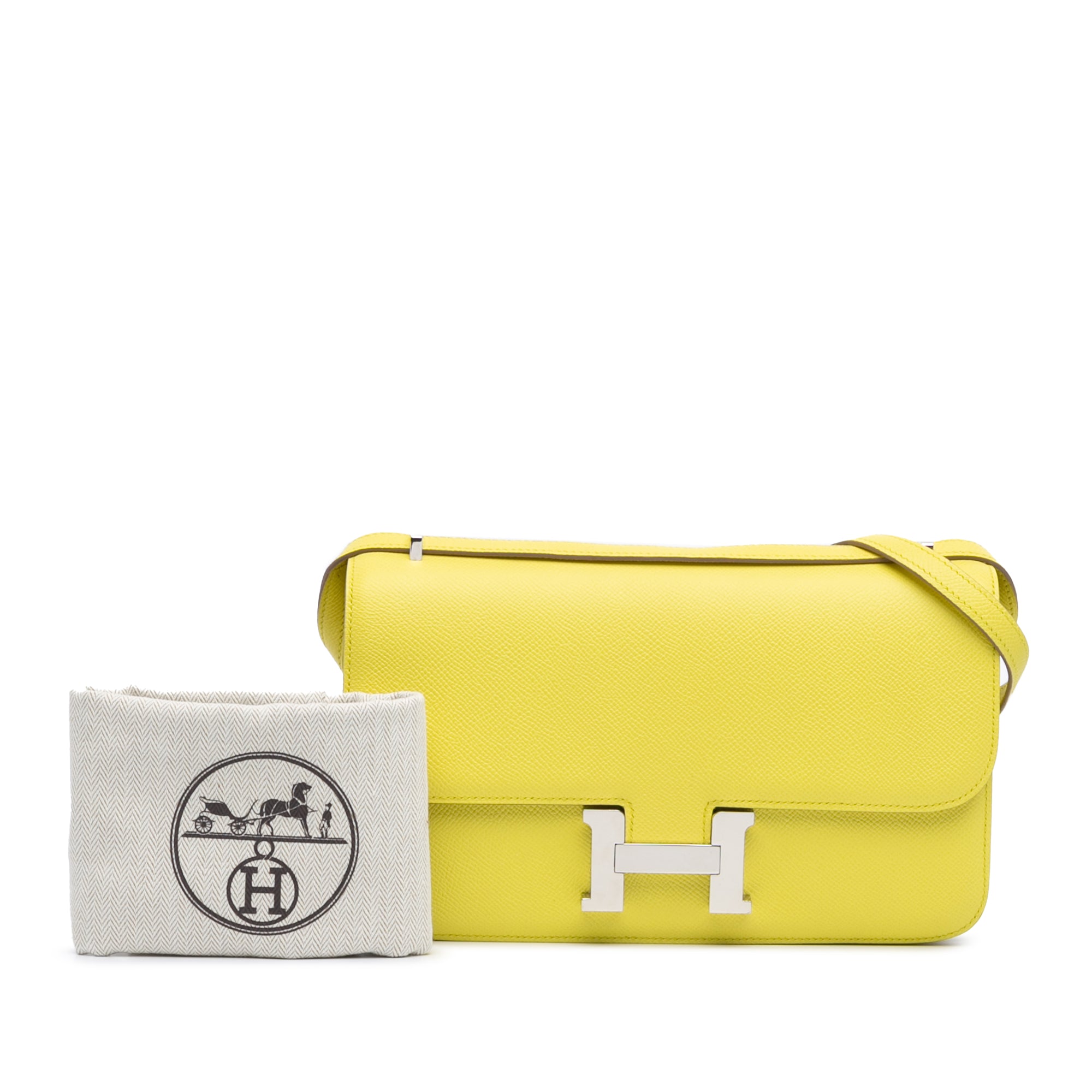 Hermes | Pre-Owned Epsom Constance Elan 25 | Yellow