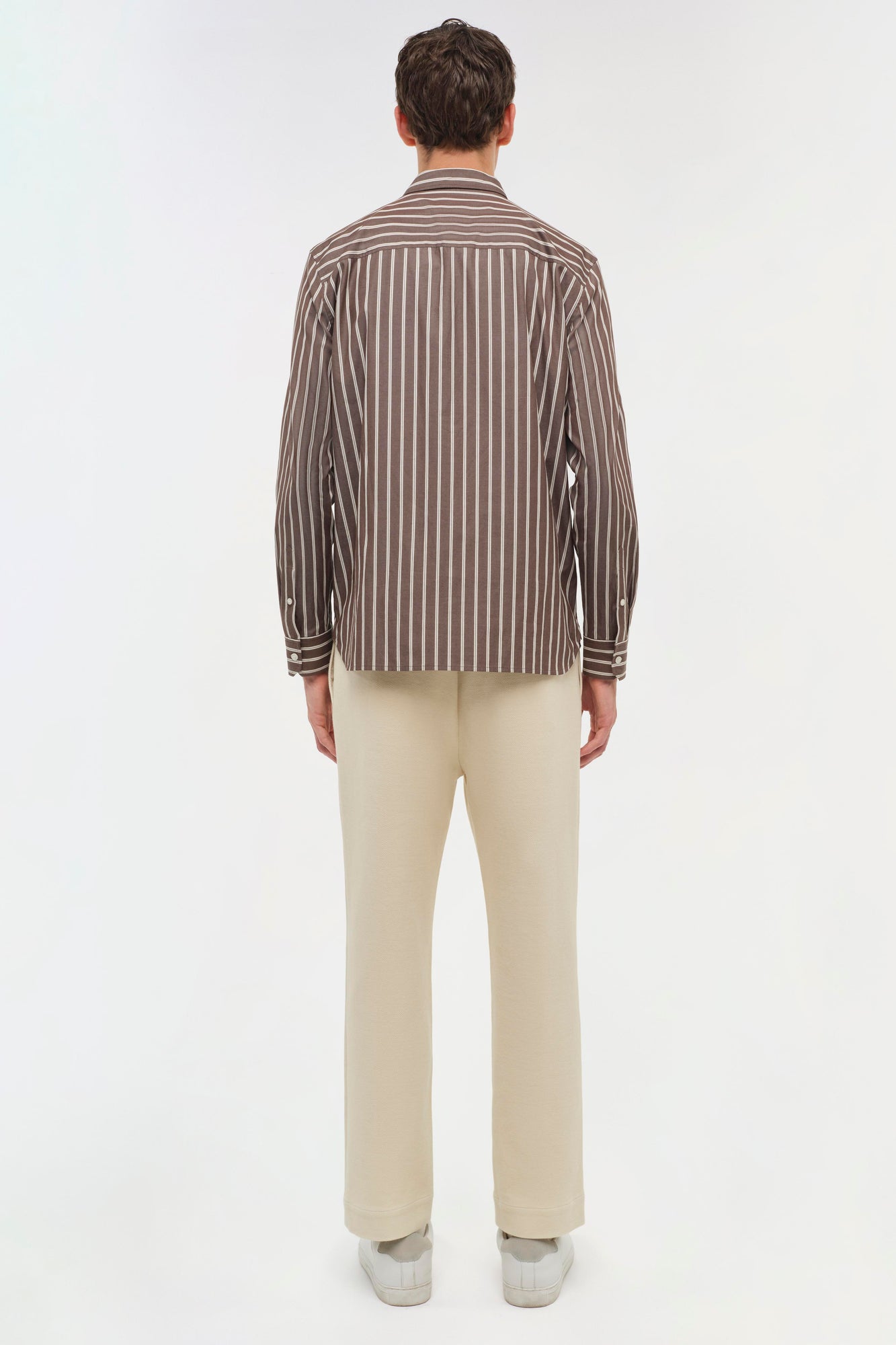 Mens | Hendrix Shirt | Chocolate Stripe