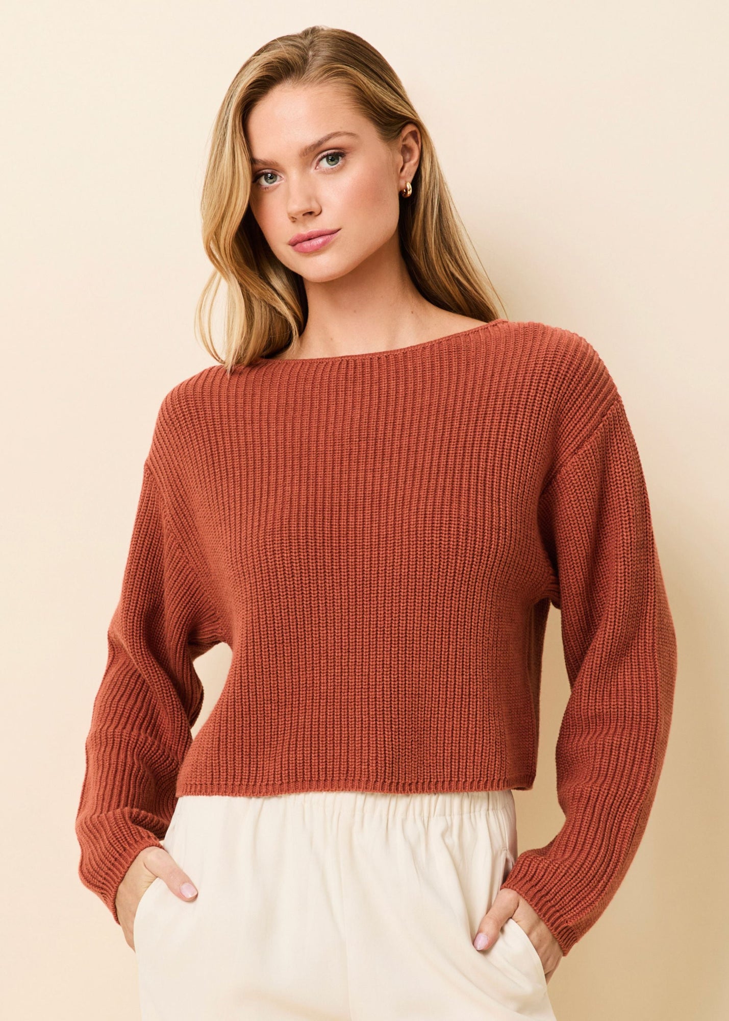 Meg Sweater Spice - Solid & Striped