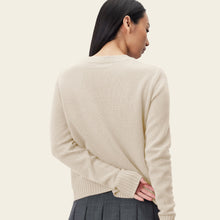 Womens | Mila Cashmere Boxy Crop Sweater | Ivory