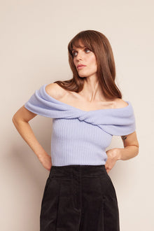 Petunia Top | Sky Blue