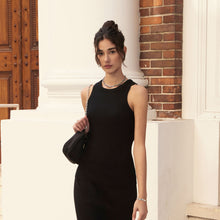 Womens | Marcella Featherlight Cashmere Ribbed Tank | Black