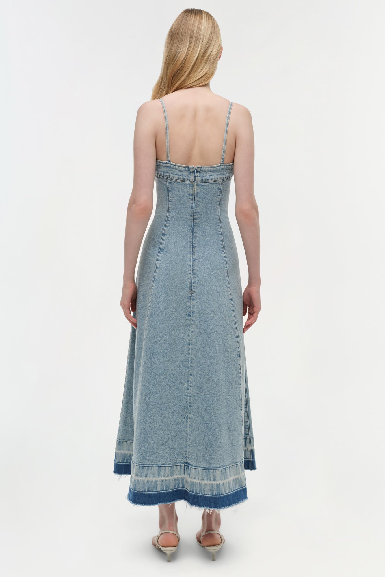 Womens | Clarissa Denim Midi Dress | Del Mar