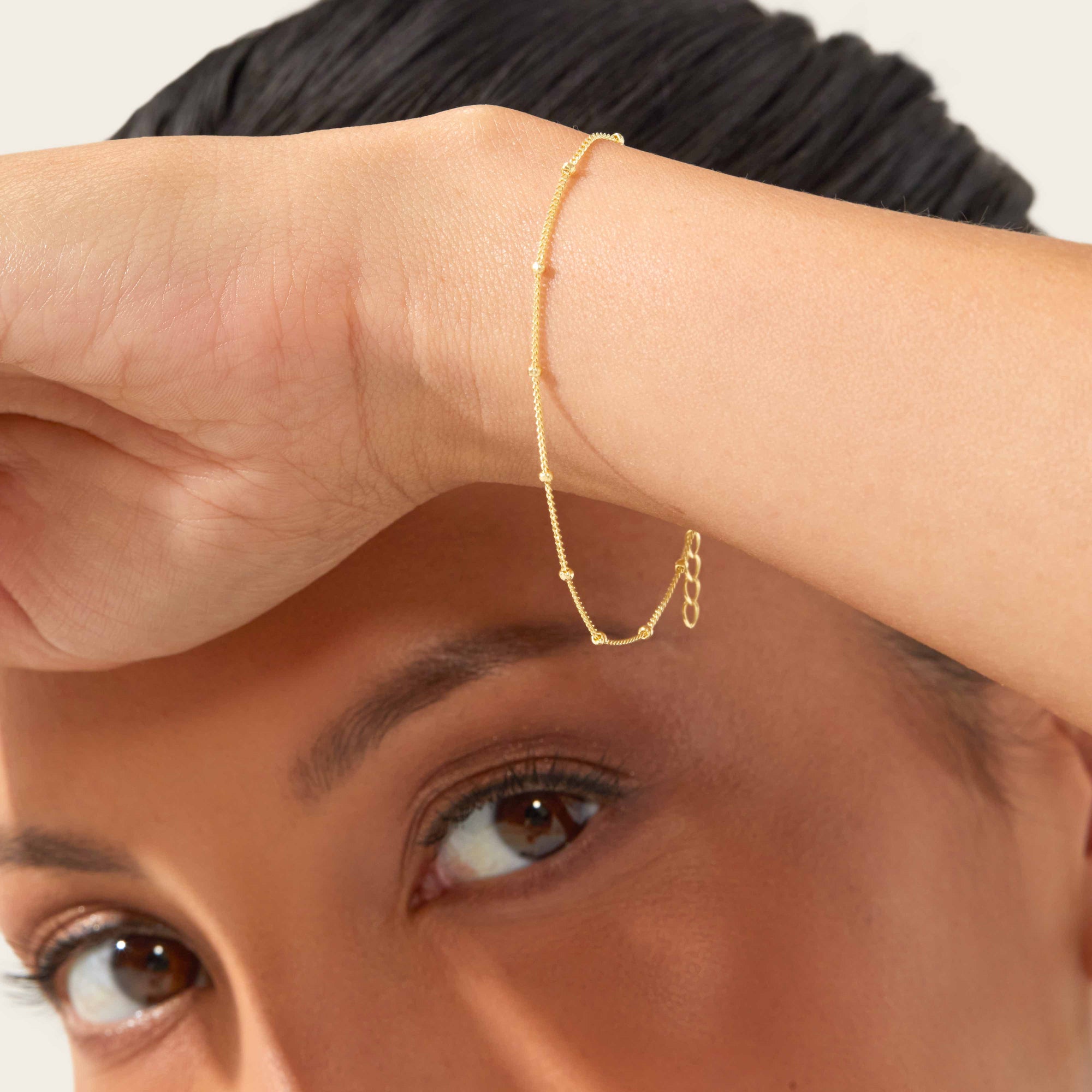 Womens | Spheres Bracelet | 14K Solid Yellow Gold
