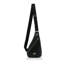 Prada | Pre-Owned Cross Leather Bag | Black