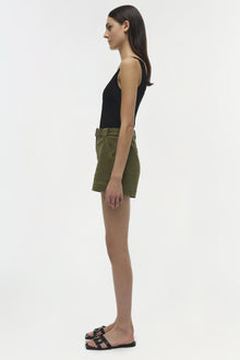 Womens | Lourie Cotton Short | Army Green