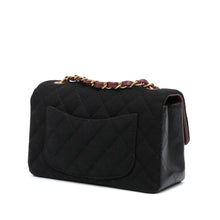 Chanel | Pre-Owned Paris Hamburg Mini Rectangular Classic Wool Coco Sailor Charms Double Flap | Black