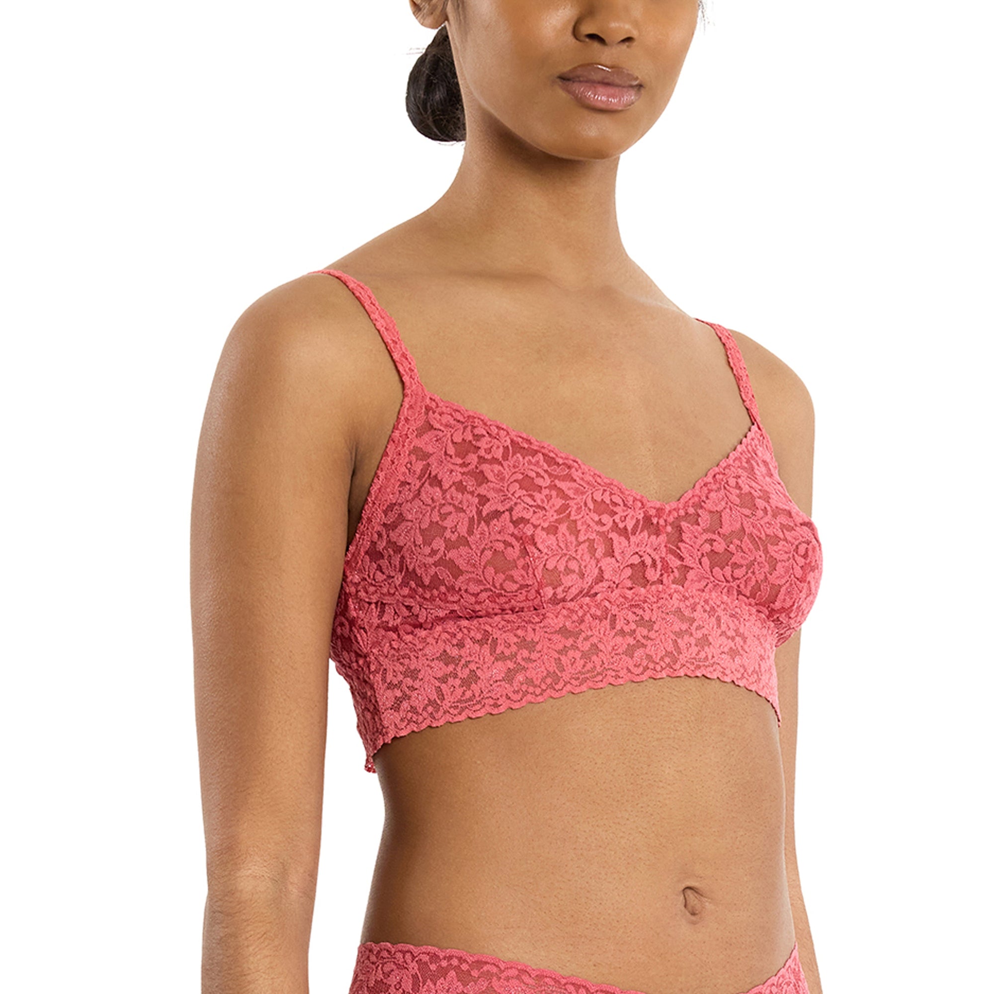 Vneck Retro Bralette | Naples (Red)
