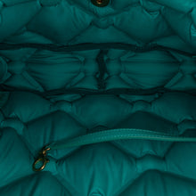 Chanel | Pre-Owned Small Iridescent Calfskin Chesterfield Flap | Blue/Turquoise