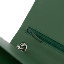 Chanel | Pre-Owned Jumbo Classic Patent Double Flap | Green/Olive Green