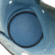 Hermes | Pre-Owned Clemence Mangeoire Bucket PM | Blue