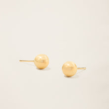 Womens | Sphere Studs | 14K Solid Yellow Gold