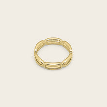 Womens | Paperclip Chain Ring | 18K Gold Vermeil