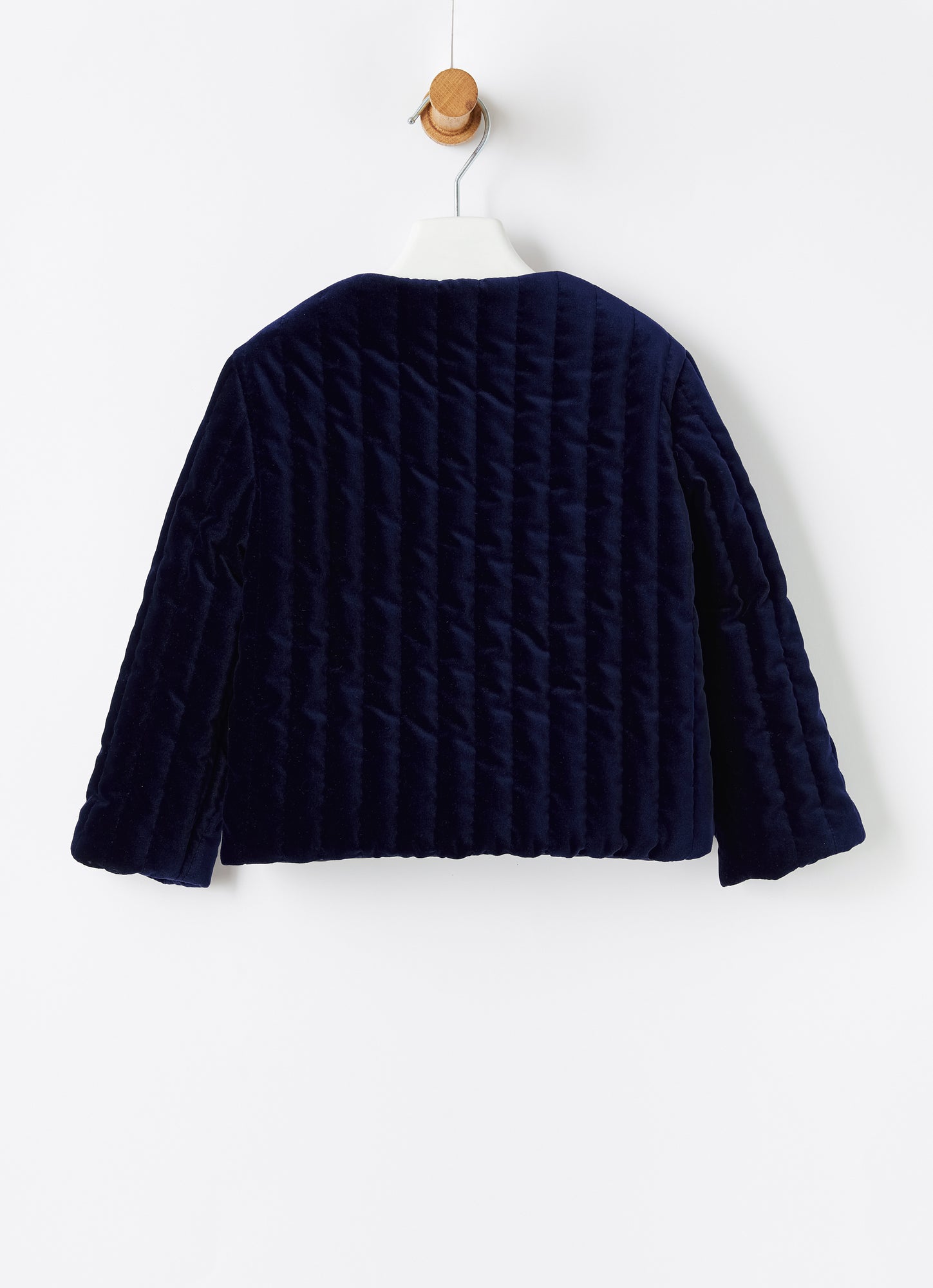 Mid Velvet Jacket | Night Blue