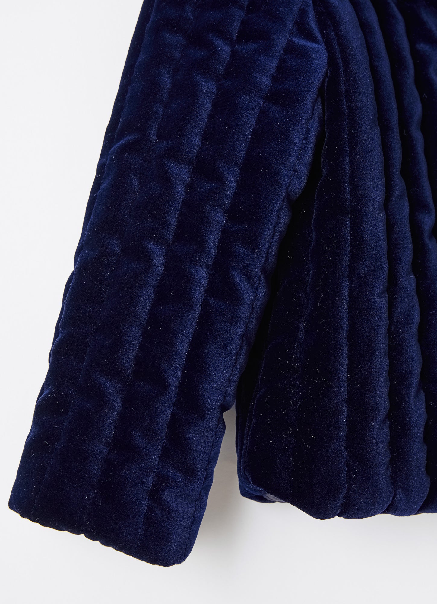 Mid Velvet Jacket | Night Blue