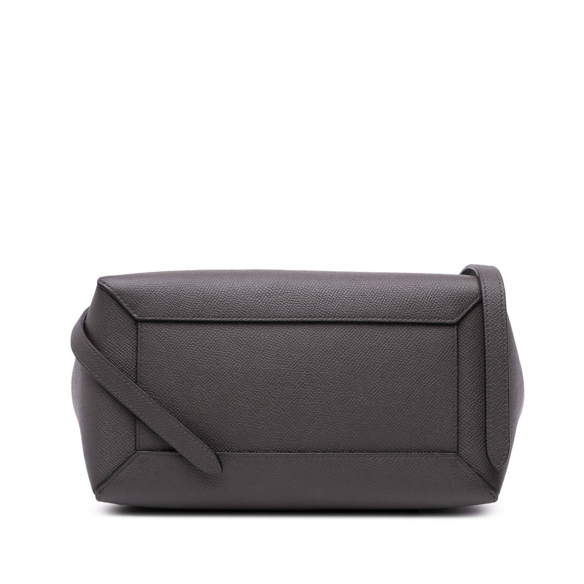 Celine | Pre-Owned Micro Grained Calfskin Belt Bag | Gray