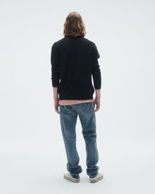 Mens | Allday Crew In Recycled Cashmere | Charcoal