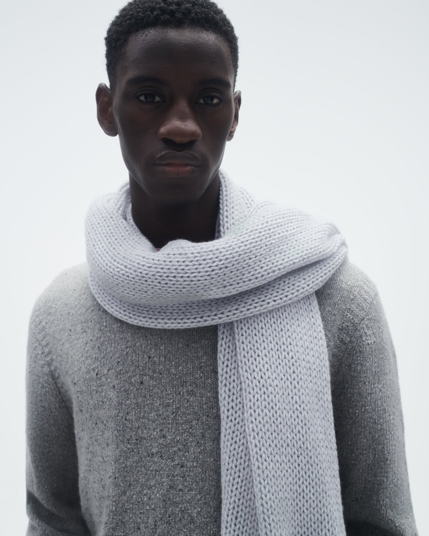 Mens | Allday Crew In Recycled Cashmere | Stone