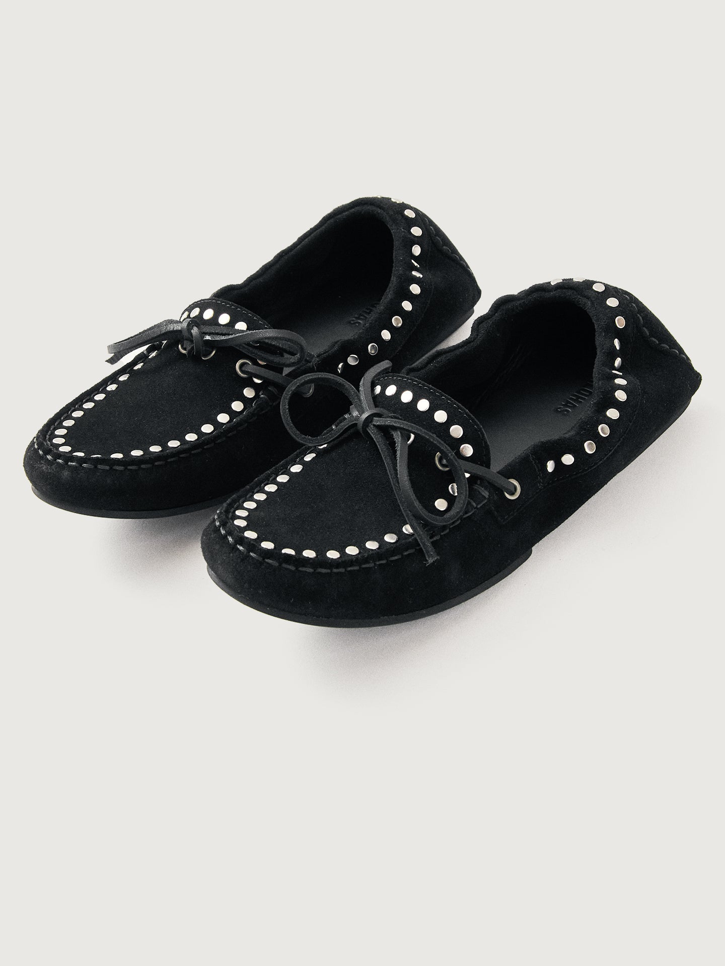 Calla Suede Studs | Black
